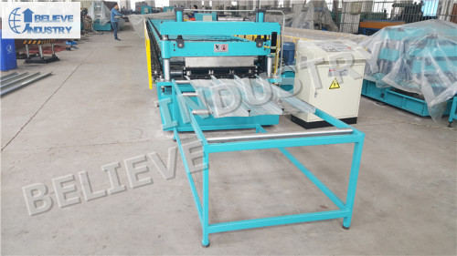 Closed Type Metal Floor Deck Roll Forming Machine