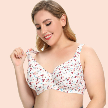 Expédition rapide femmes coton plus la taille soutien-gorge bonnet D