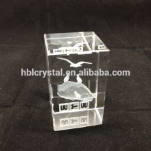 laser engraving 3d crystal block