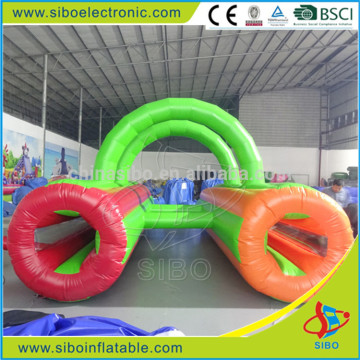 2 in 1 Inflatable Tunnel,Inflatables Competition Game Bouncy Crawl Tunnel For Sale
