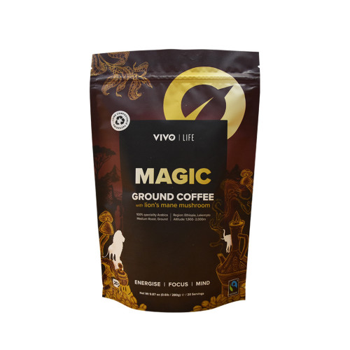 Kualitas terbaik dan cetakan yang bagus Stock Bag Doypack Pouch Coffee Packaging