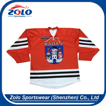 New design custom fashion dry fit sportswear blues hockey