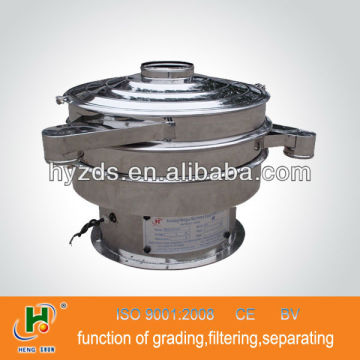 round vibro separator for chaff screening