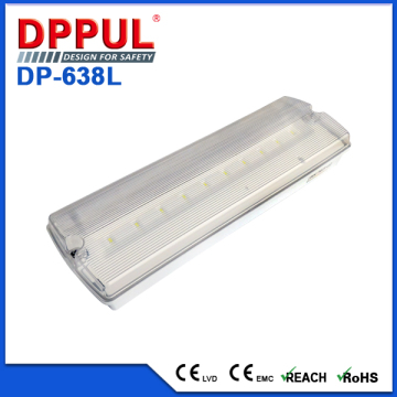 3.6V 1.5Ah Ni-Cd Batteries IP65 LED Bulkhead Emergency Light