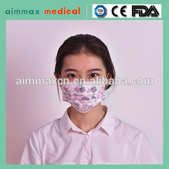 Medical supplies adult/children patterned disposable face masks