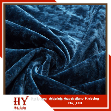 upholstery crushed itlalian velvet for sofa and curtain fabric