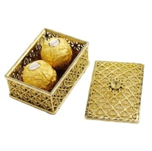 Wholesale Gold Silver Treasure Chest Wedding Party Gift Packaging