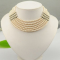 Collar de perlas naturales Six Strands