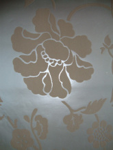 Flocked Wallpaper
