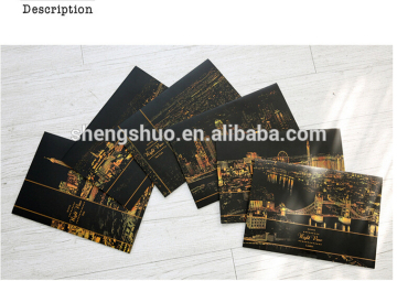 Night Views Scratch Painting Paper Craft Wholesale