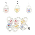 Lucky Clear Colour Star Heart Lock Flatback Resin Cabochon Supply Διακόσμηση Κορίτσια Μαλλιά Τόξο Στολίδι Diy Art Craft