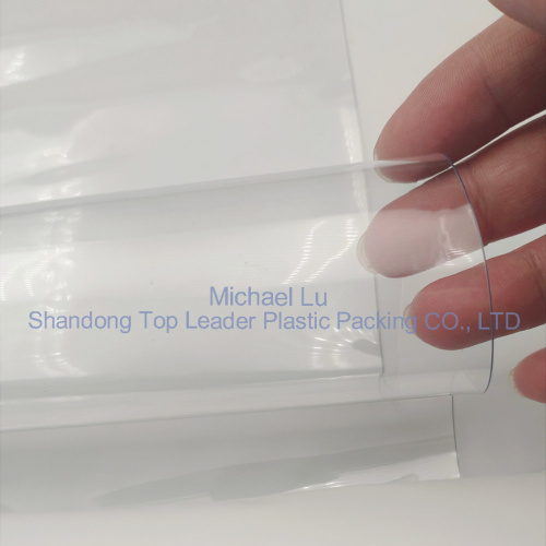 virgin material 0.5mm 54p transparent flexible PVC sheet