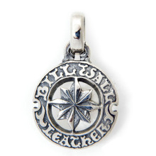 The Roman empire badge pendant made of alloy and antique silver plated pendant