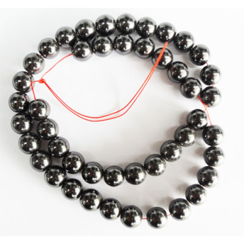 9MM Hematite Round Beads