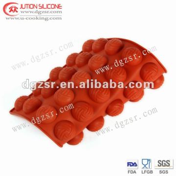 2013 LFGB Christmas gift silicone chocolate mould