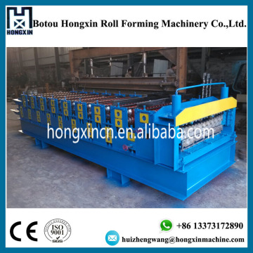 Gabon Steel Corrugate Sheet Roll Forcing Machine Double Layer