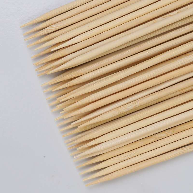 Smooth surface bamboo sticks