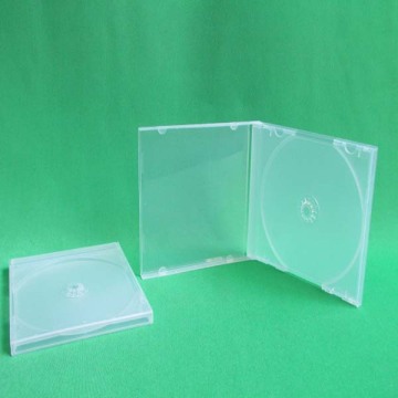 Hith quality plastic pp clear single cd case