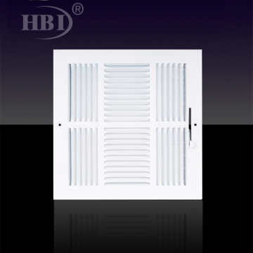 4SW Four Way Register 4 Way Air Vent Register Louver Air Vent Ceiling Air Register Wall Air Vent