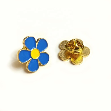 Vintage Masonic 'Forget-Me-Not' Blue Flower Lapel Pin