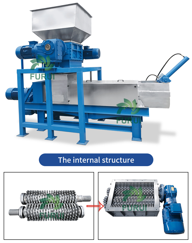 Recycled machinery food waste food/food waste screw press dehydrator machine