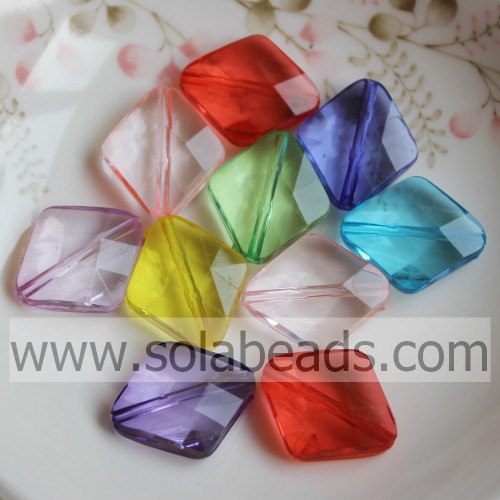 Listing of 25*30MM Diamond Bicone Colorful Cute Beads Charm