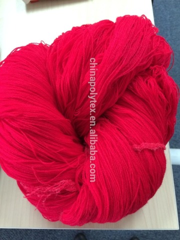 dope dyed red 100%acrylic yarn