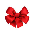 pre-made red gift satin ribbon bows festival