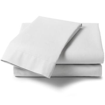 Plain White Flat Bed Sheet Fabric