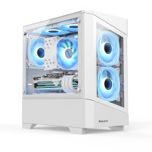 Custom Middle Tower MATX/ITX Glass Side Panel Gaming Computer Case with Water Cooling Support