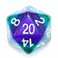Bescon Jumbo 20 Sides Dice 1.5 inch in Colorful Multi-layer Design, 38MM Over-sized D20 Dice Big Size Multi Layered Rich Colors