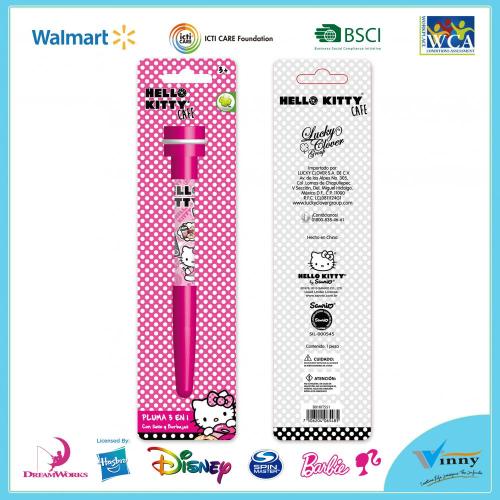 Hello Kitty 3 in 1 Bubble Stamp Pen