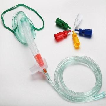 PVC Adjustable Venturi Oxygen Mask with Tube