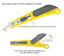 scores and trims plastic cutter