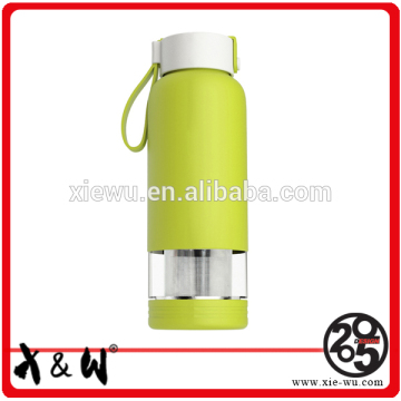 BPA free 16oz tea bottle with infuser filter