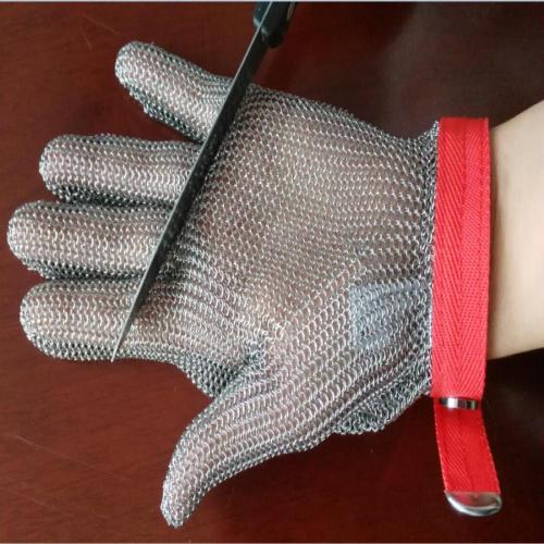 Stainless steel safety mesh gloves