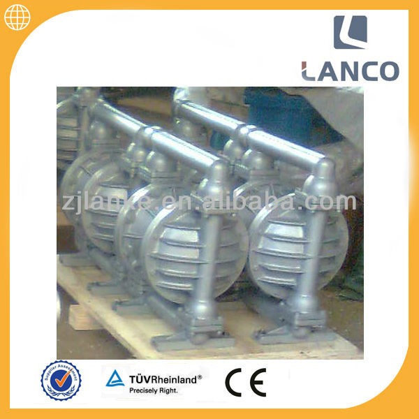 stainless steel 316 material pneumatic double diaphragm pump with corrosion resistance