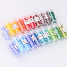 Color Retention Frosted Glass Seed Beads for Jewelry Making