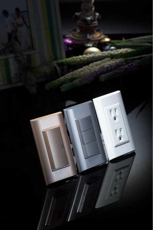 SAIP/SAIPWELL Certificated New Design High Quality 10A House Wall Switch Socket Outlet