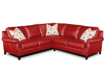 Red leather Sofa suites ,modern sofa ,living room sofa sets-YLC1024