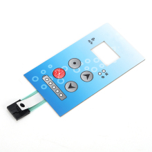 digital printing PC/PET material flexible cable membrane switch