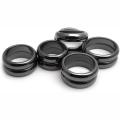 100pcs Hematite Band magnétique anneaux