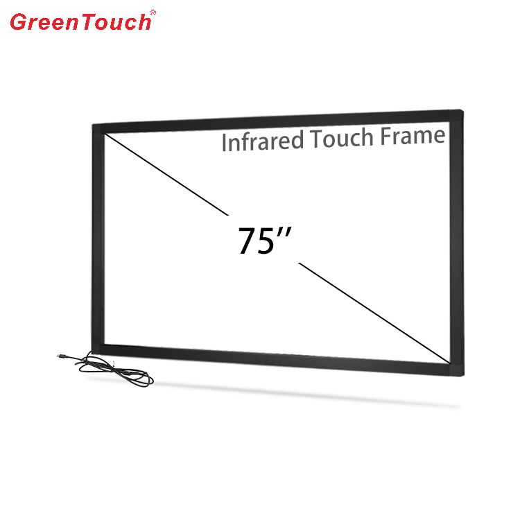 Tecnologia de moldura de infravermelho para TV com tela de toque de 75 polegadas