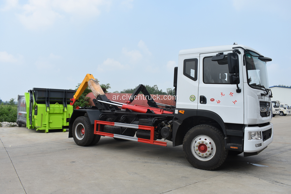 جديد وصول DONGFENG D9 12cbm arm roll شاحنة القمامة