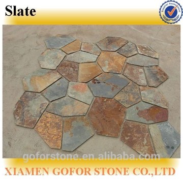 irregular shaped slate pavers