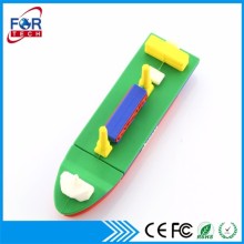 Custom USB 3D flash drives boat ship pendrives with oem logo