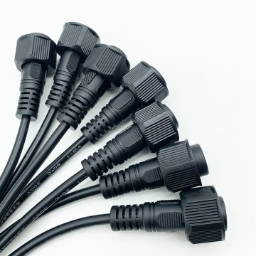 M12 Waterproof Connector for LED Light Electric Cable