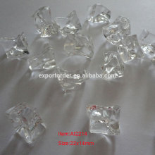 clear fake irregular acrylic stone