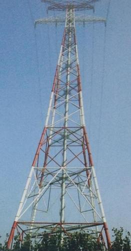 Self-supporting transmission tower