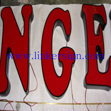 used metal channel letter signs ,frontlit acrylic advertising letters
